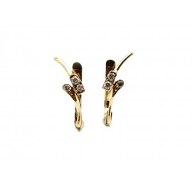 Pendientes de Oro 18 Kt.  3...