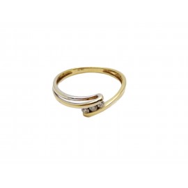 Anillo de Oro Bicolor 18 K...