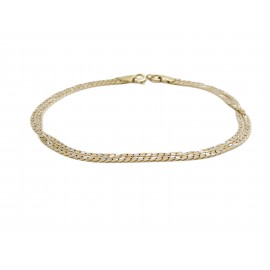Pulsera Doble de Oro...