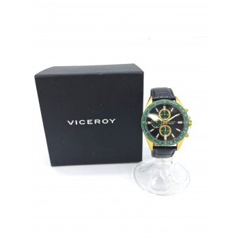 Reloj Viceroy Hombre Magnum 4mm Acero Inox IP Dorado En Excelente Estado