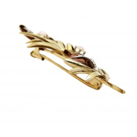 Alfiler de Oro Bicolor 18...