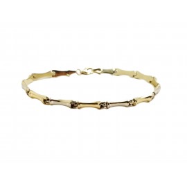 Pulsera de Oro Bicolor 18...