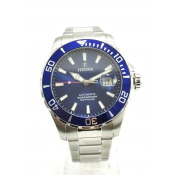 Reloj Automático Festina F20531/3  44mm Acero en Buen Estado