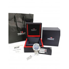 Reloj de Cuarzo Solar Tissot PR 100 40mm Azul Navy Acero con Caja y Documentación