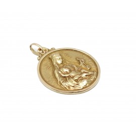 Medalla de Oro 18 Kt.  2.8...