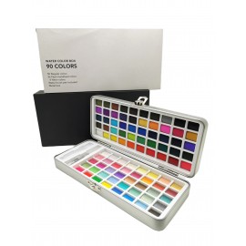 CAJA DE 90 ACUARELAS Y PINCEL