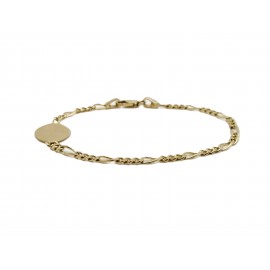 Pulsera de Oro 18 Kt.  3.7...