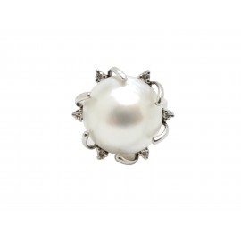 Anillo de Oro Blanco 18 Kt....