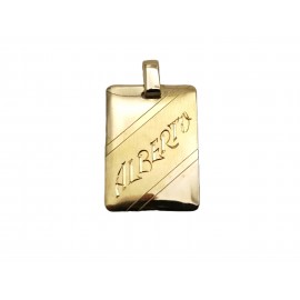 Placa de Oro 18 Kt. 3.3 gr....