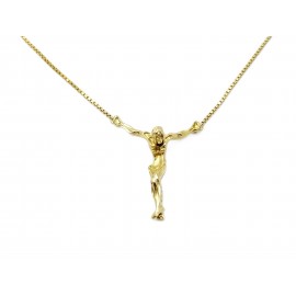 Cadena con Cristo de Oro 18...