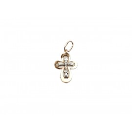 Cruz de Oro Bicolor 14 Kt....