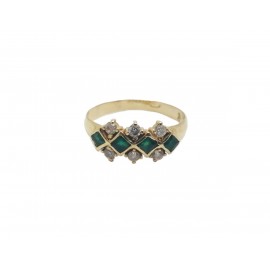 Anillo de Oro 18 Kt. 3.1...