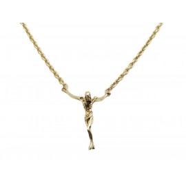 Cadena de Oro con Cristo 18...