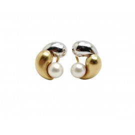 Pendientes de Oro Bicolor...