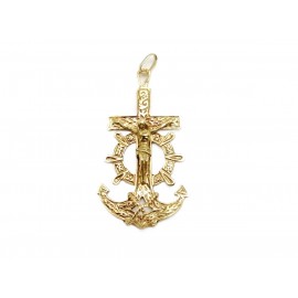 Cruz Marinera de Oro 18 Kt....