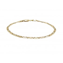 Pulsera de Oro Tricolor  18...