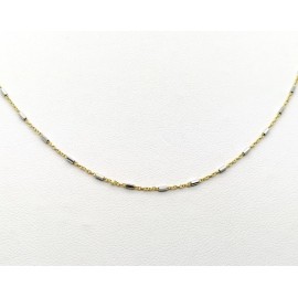 Cadena de Oro Bicolor 18...