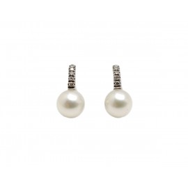 Pendientes de Oro Blanco 18...