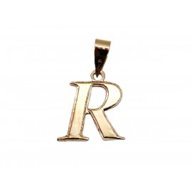 Colgante Letra  " R "  Oro...