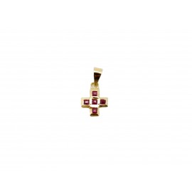 Cruz de Oro 18 Kt.  0.9 gr....