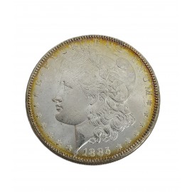 Moneda Plata 0.900 Dólar...