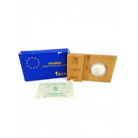 Moneda Plata 0.925 1 ECU...