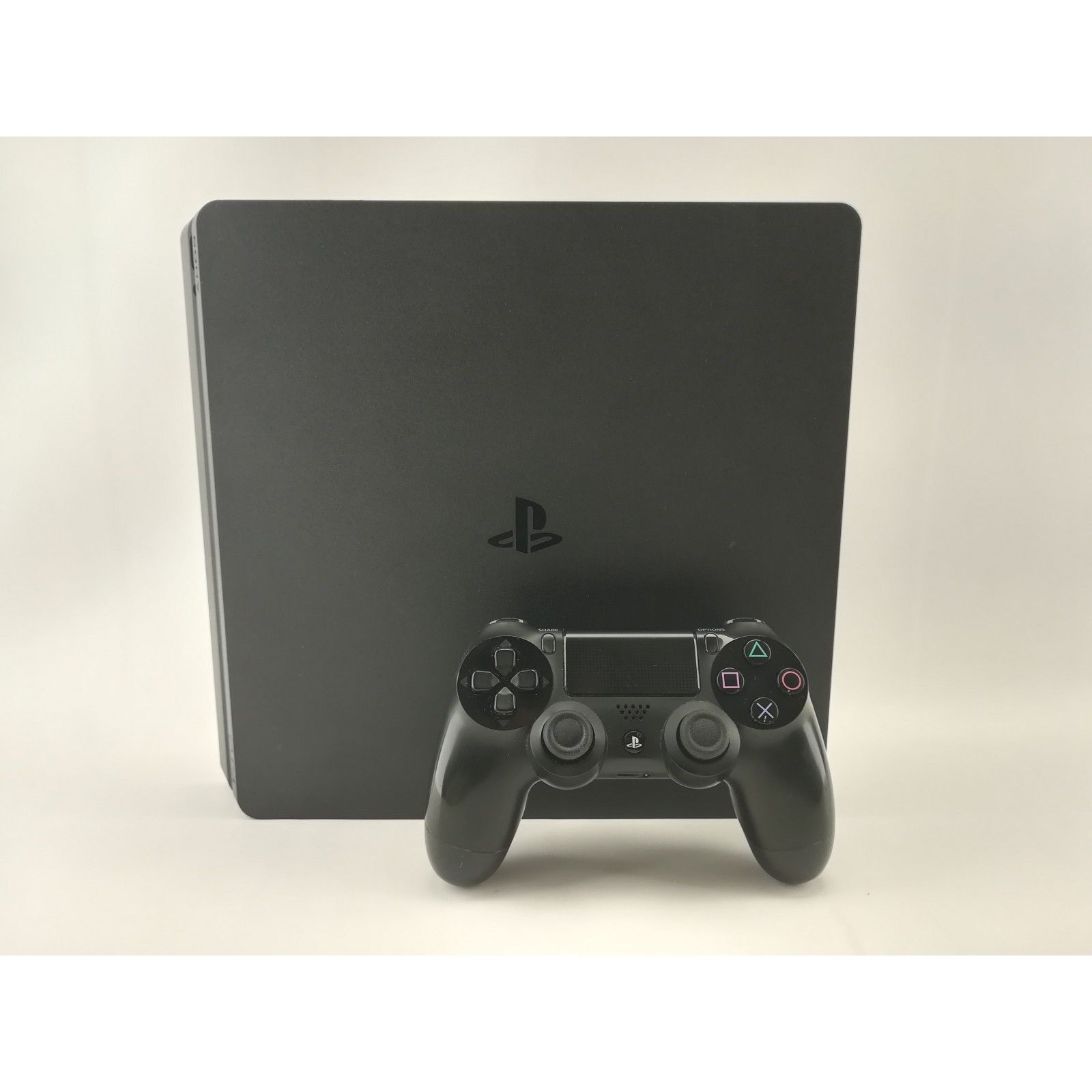 PS4 SLIM 1TB CON MANDO Y CABLES DE SEGUNDA MANO