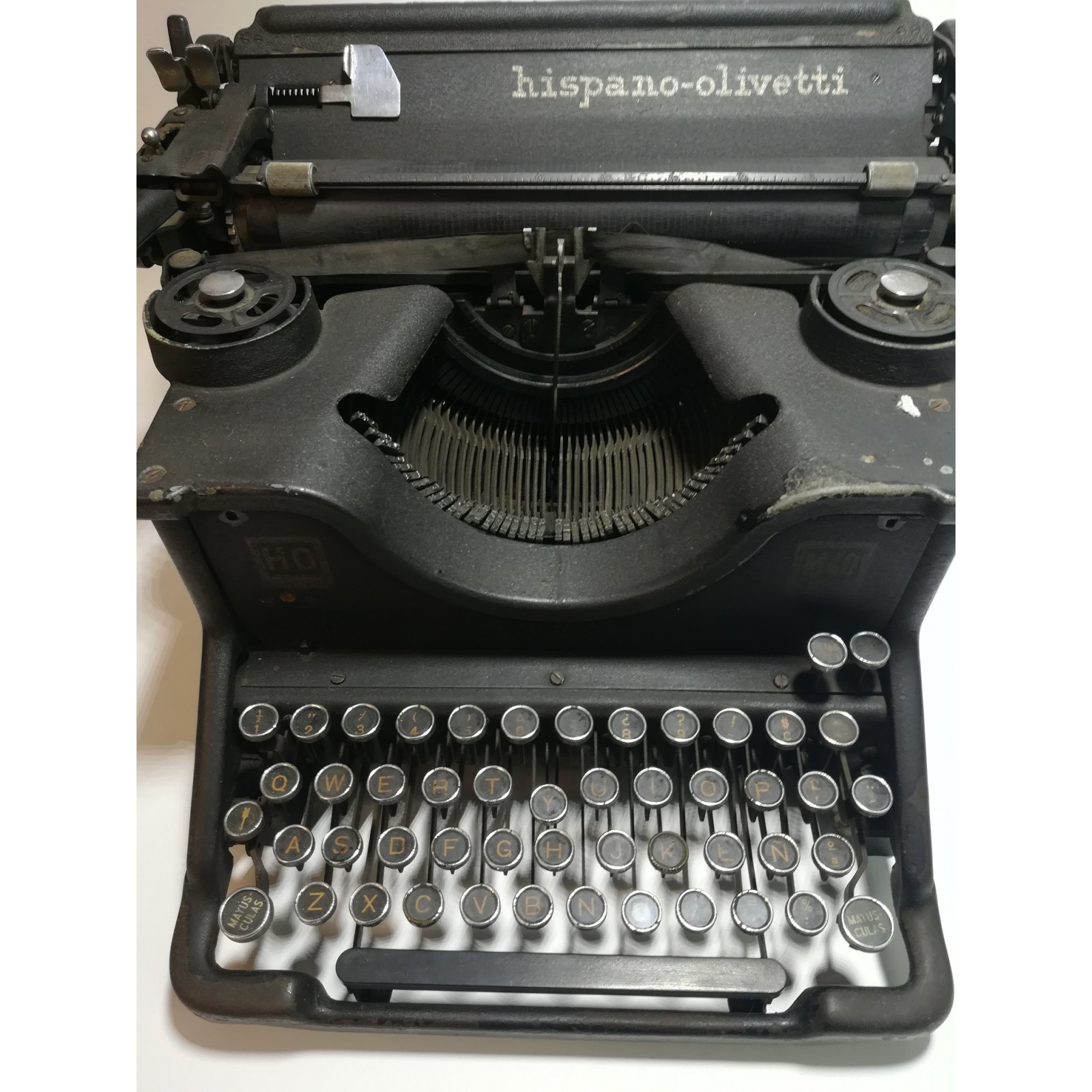 Máquina de Escribir Hispano Olivetti M40 años 40 de segunda mano