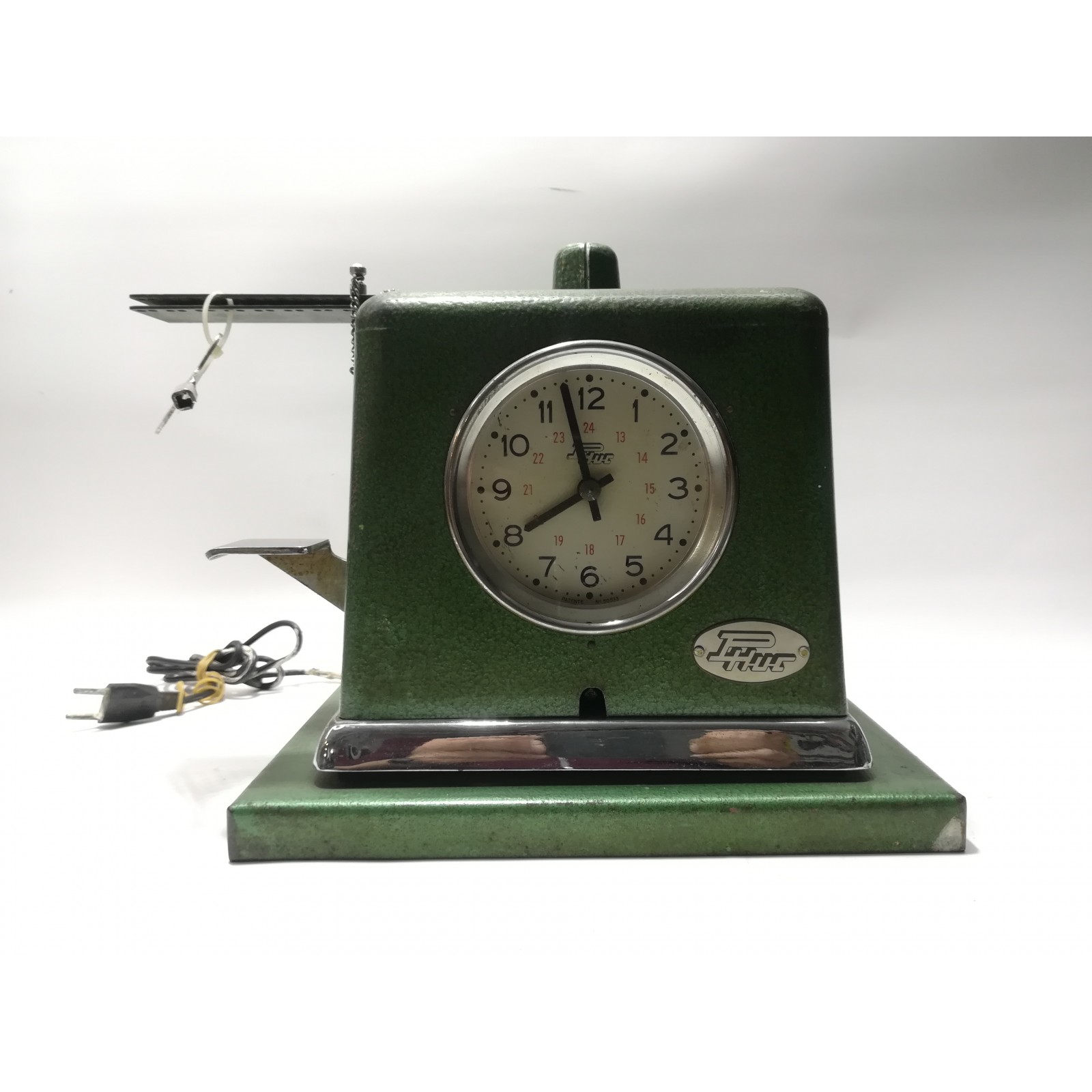 maquina reloj para fichar trabajadores en centr - Comprar Relógios antigos  de mesa no todocoleccion