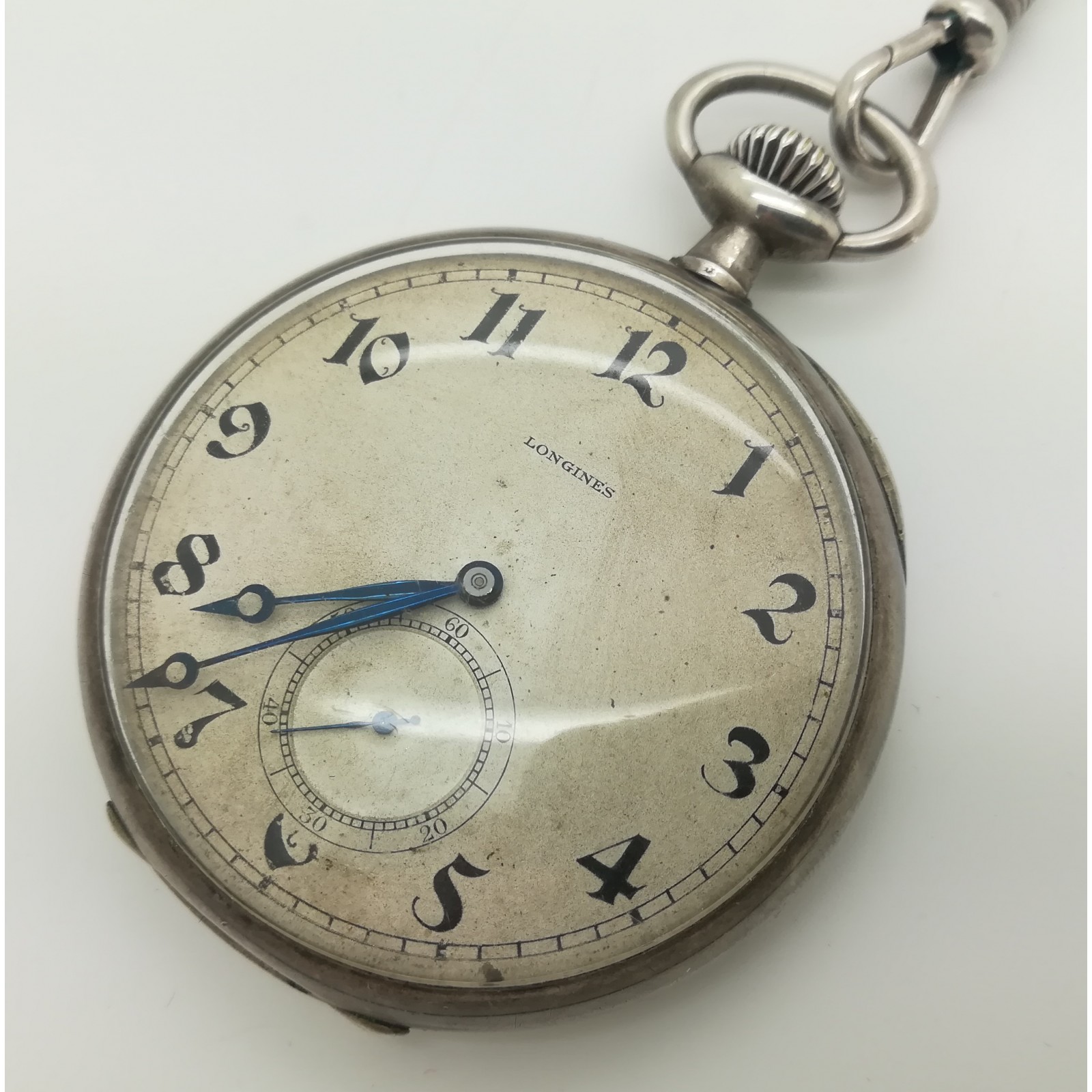 Reloj bolsillo de LONGINES Calibre de manual 18.79 del