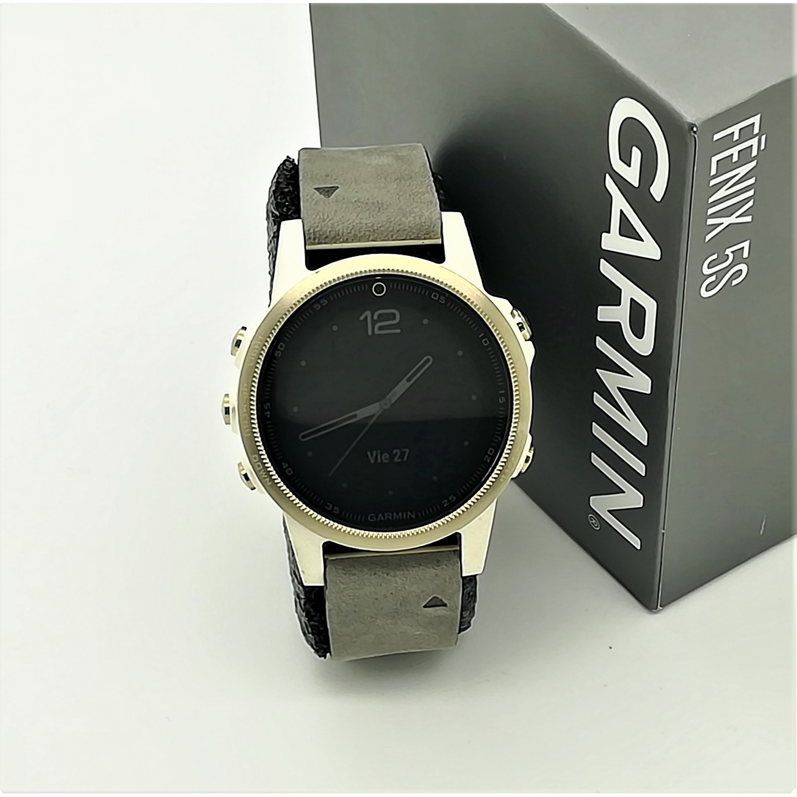 Civilizar amargo contraste Smartwatch GARMIN Fenix 5S 42mm Blanco con 2 correas y caja de segunda mano
