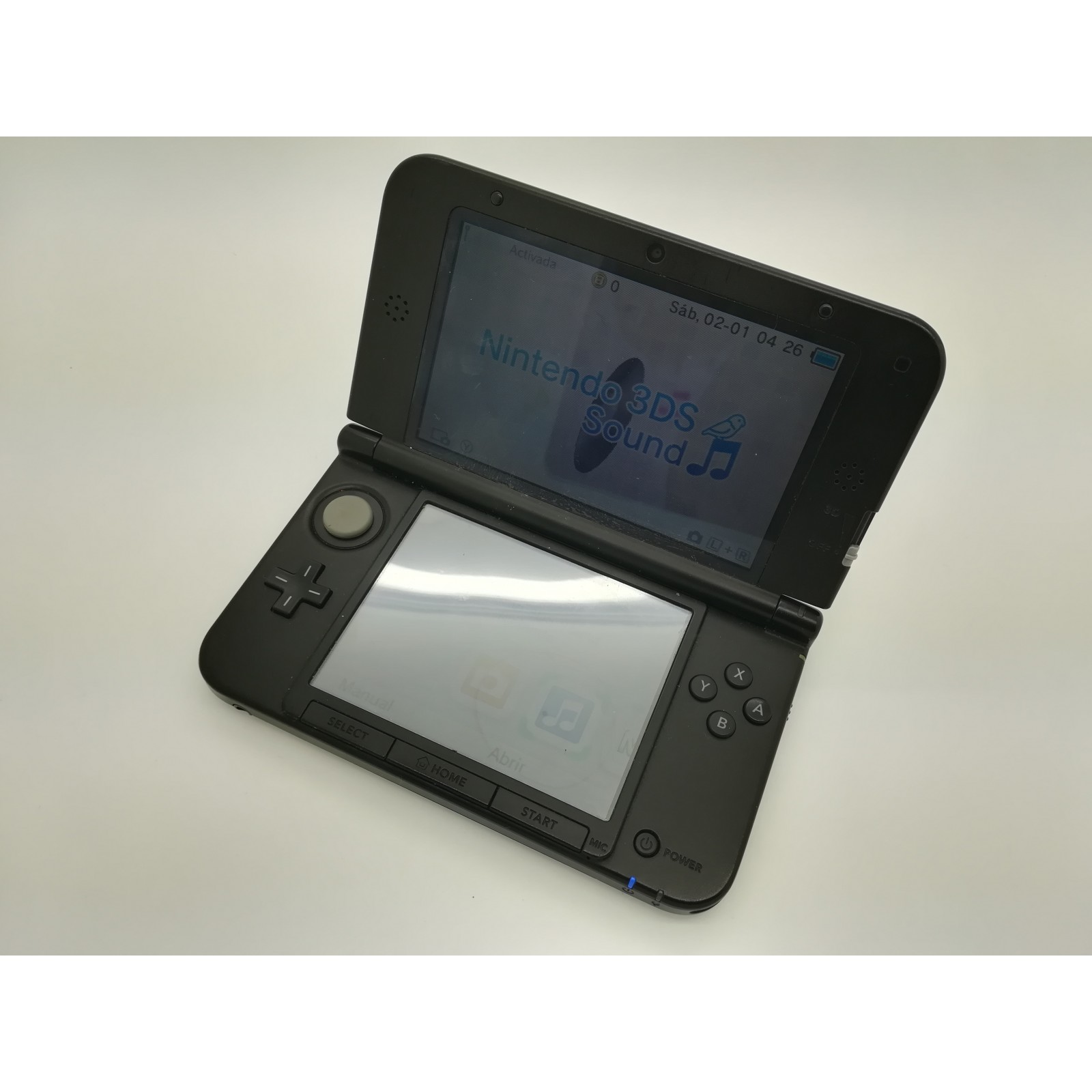 Consola 3DS XL 4GB Gris y cargador segunda