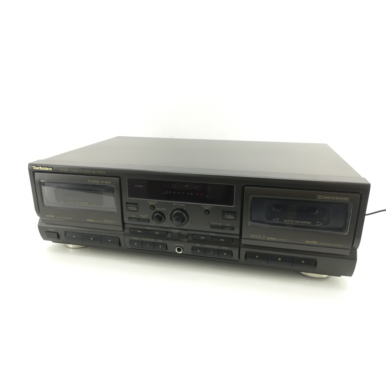 Pletina Cassette TECHNICS RS-TS575 Stereo Hi-fi Reproductor Grabador de  segunda mano