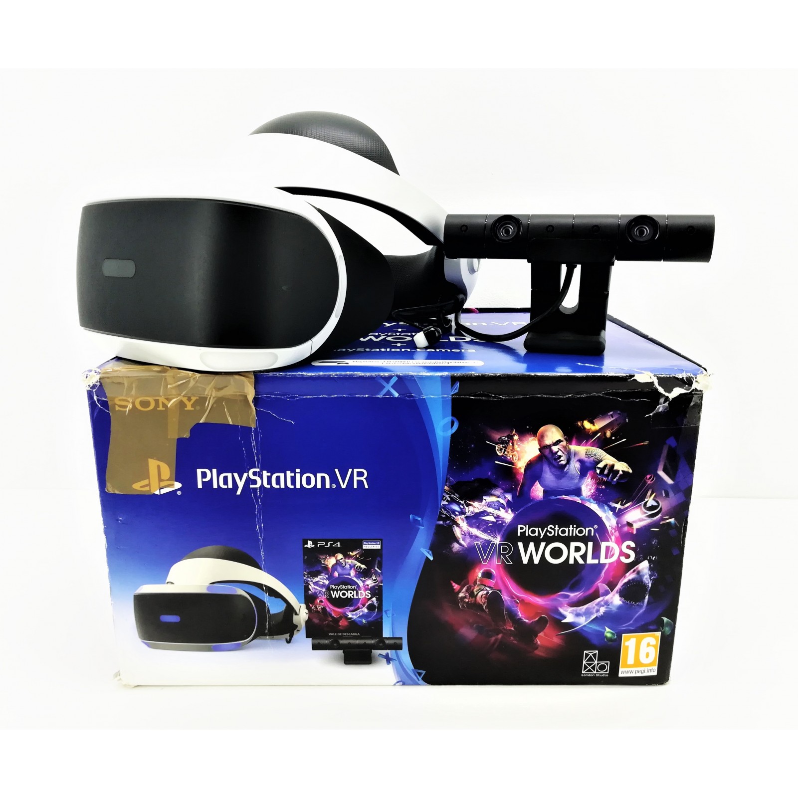 libertad Pescador dormitar Gafas de realidad Virtual Sony VR para Playstation 4 PS4 Headsets con  cámara versión 2 de segunda mano