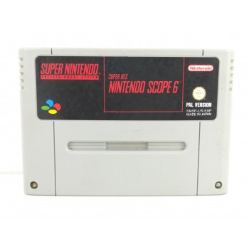 Juego Super Nes Nintendo SCOPE 6 NINTENDO SNES de segunda mano