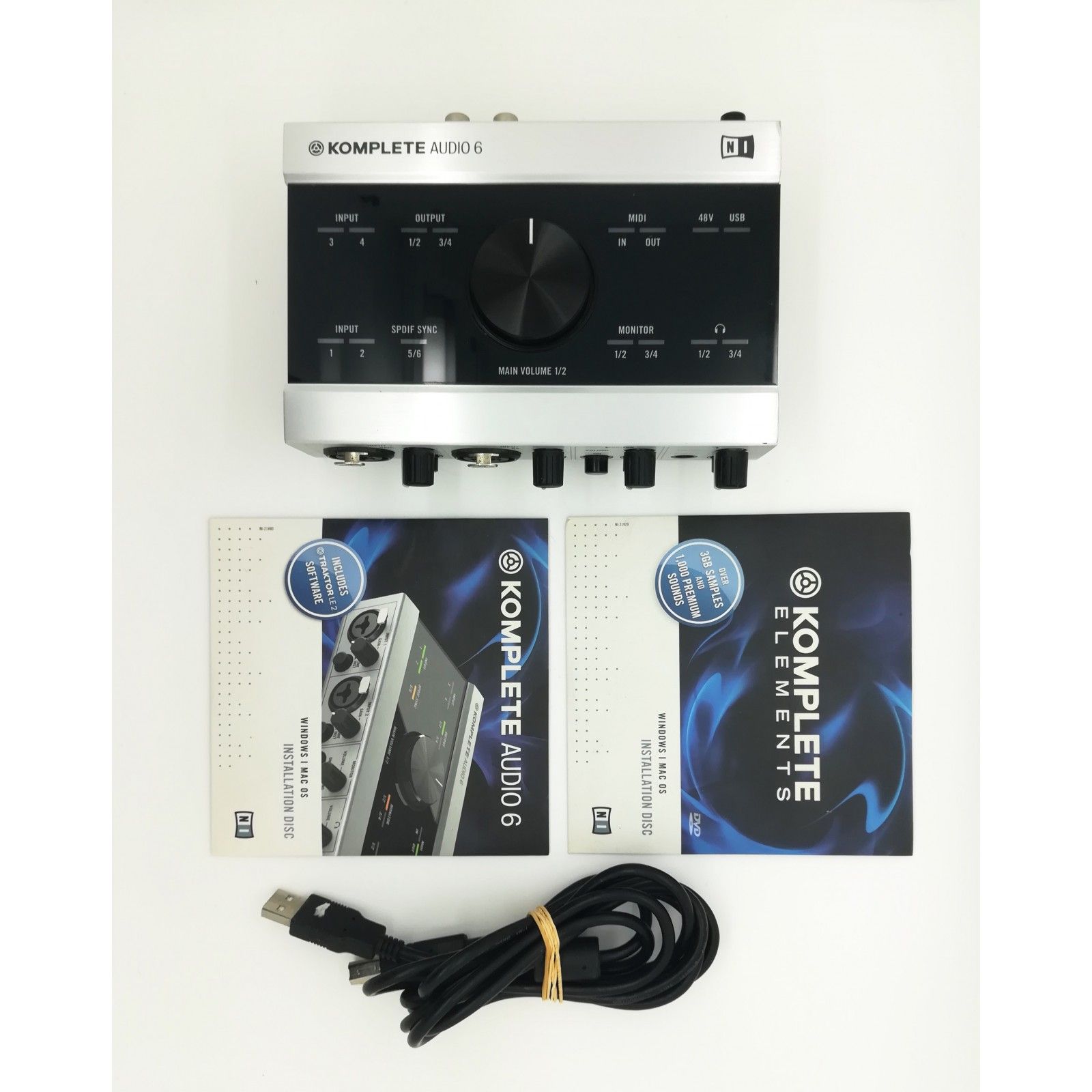 Interfaz de Audio TRAKTOR Komplete Audio 6 Tarjeta de sonido Native