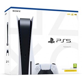 Consola Playstation 5 SONY PS5 4K HDR Versión de Disco 825Gb Completa de segunda mano