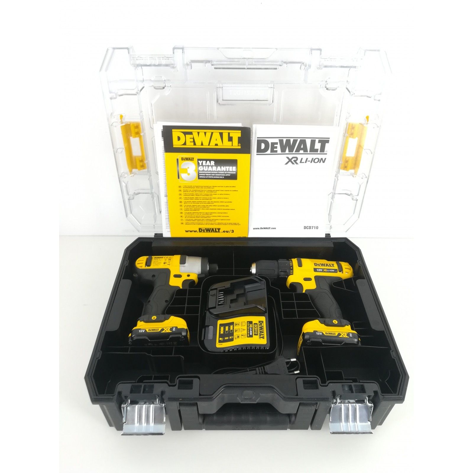 Kit Trapano DeWalt DCK211D2T-QW 10.8V - Con Cacciavite A Impulso E Organizer TSTAK - Foto 10