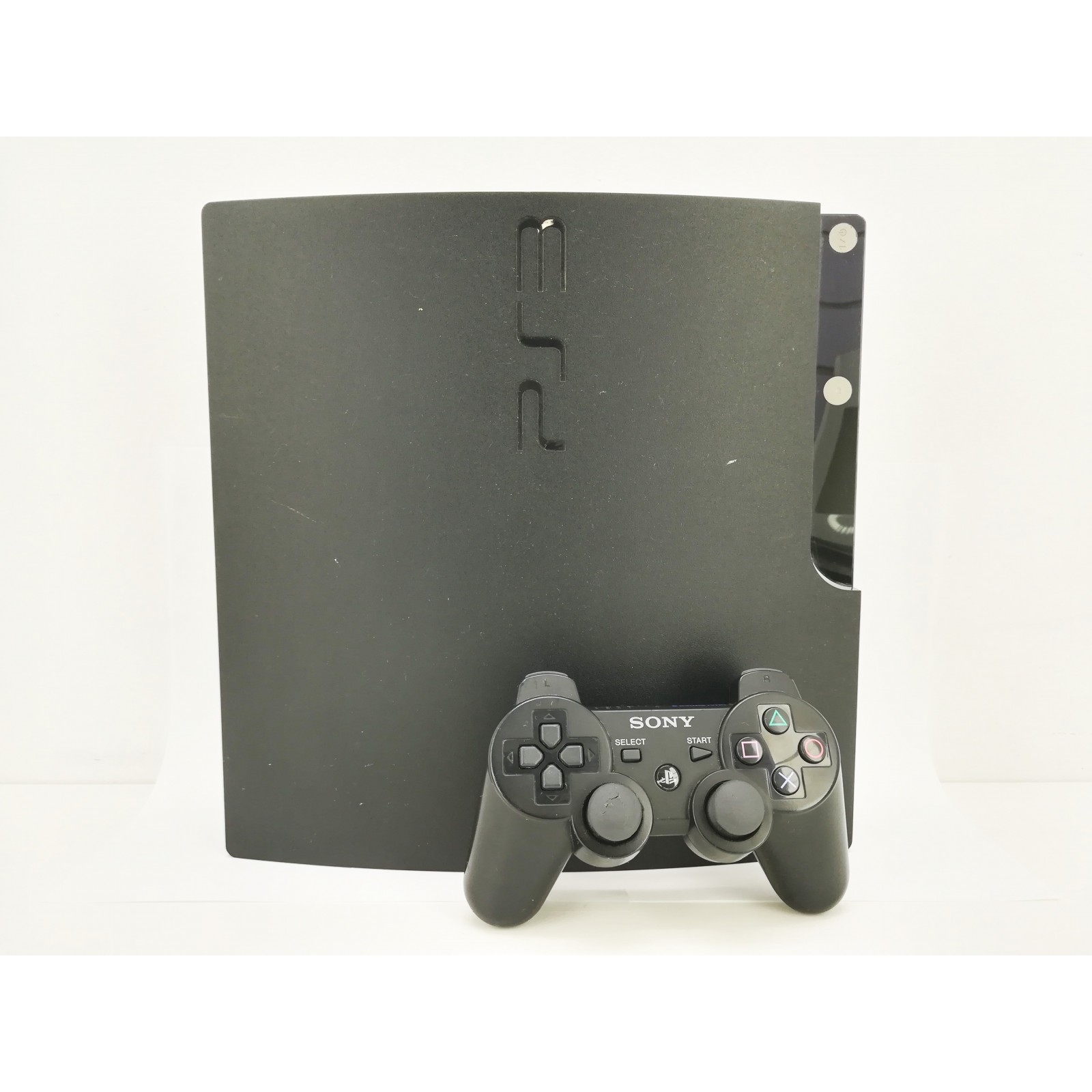 Consola Playstation 3 SONY PS3 Slim 320Gb Negra con mando y cables