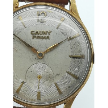 Reloj de Cuerda CAUNY Cal. Unitas 176 37mm de 1950's Vintage de segunda mano