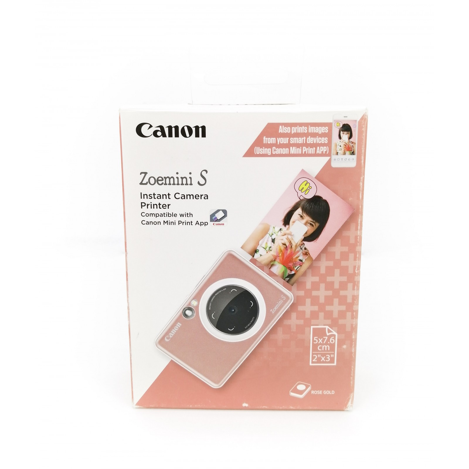 Cámara instantánea Canon Zoemini S 8 MP, Bluetooth, rose gold NUEVO