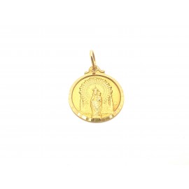 Medalla Virgen de Oro 18K...