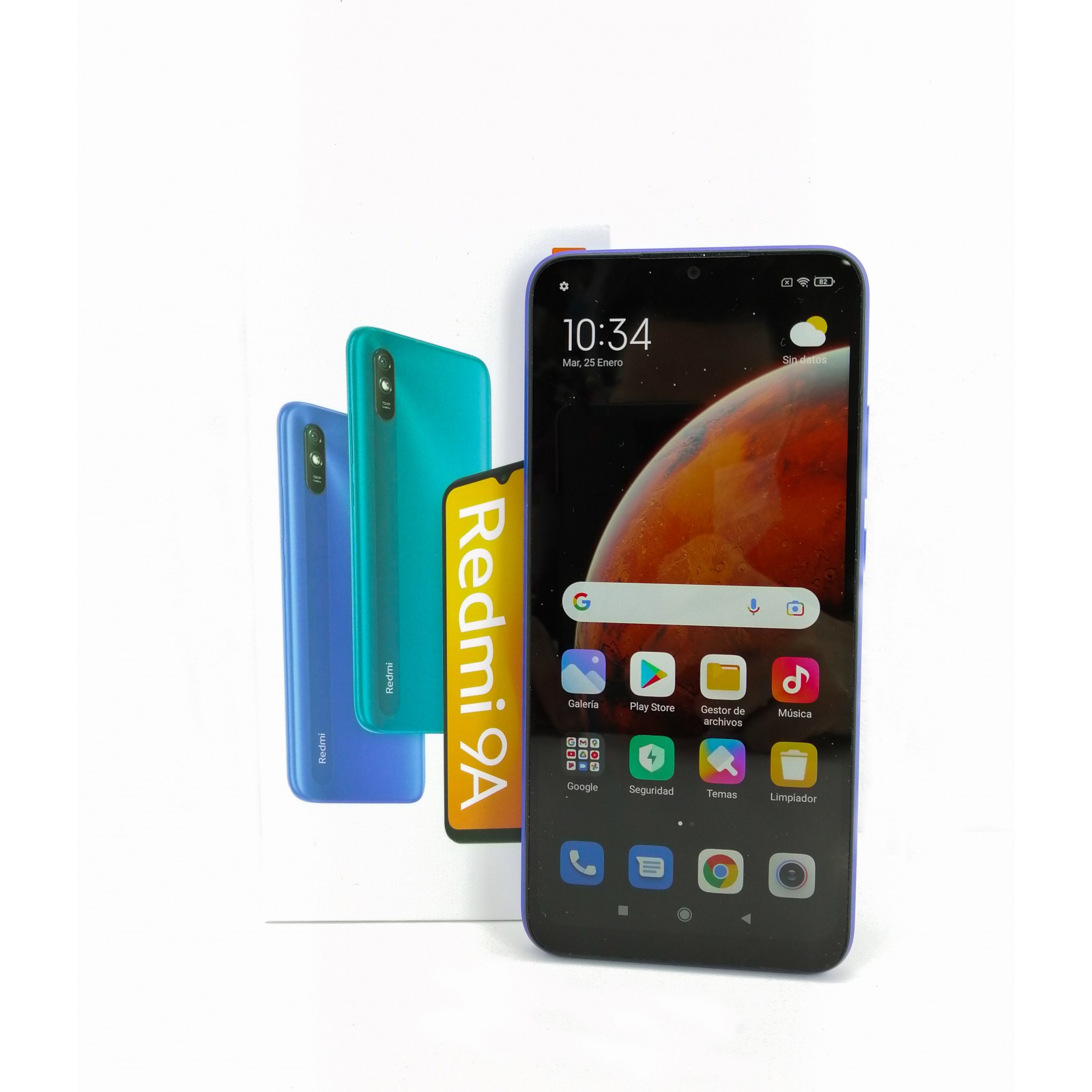 Smartphone Xiaomi Redmi 9A 32GB Azul, 2GB Ram, 6.53 HD+ de segunda mano