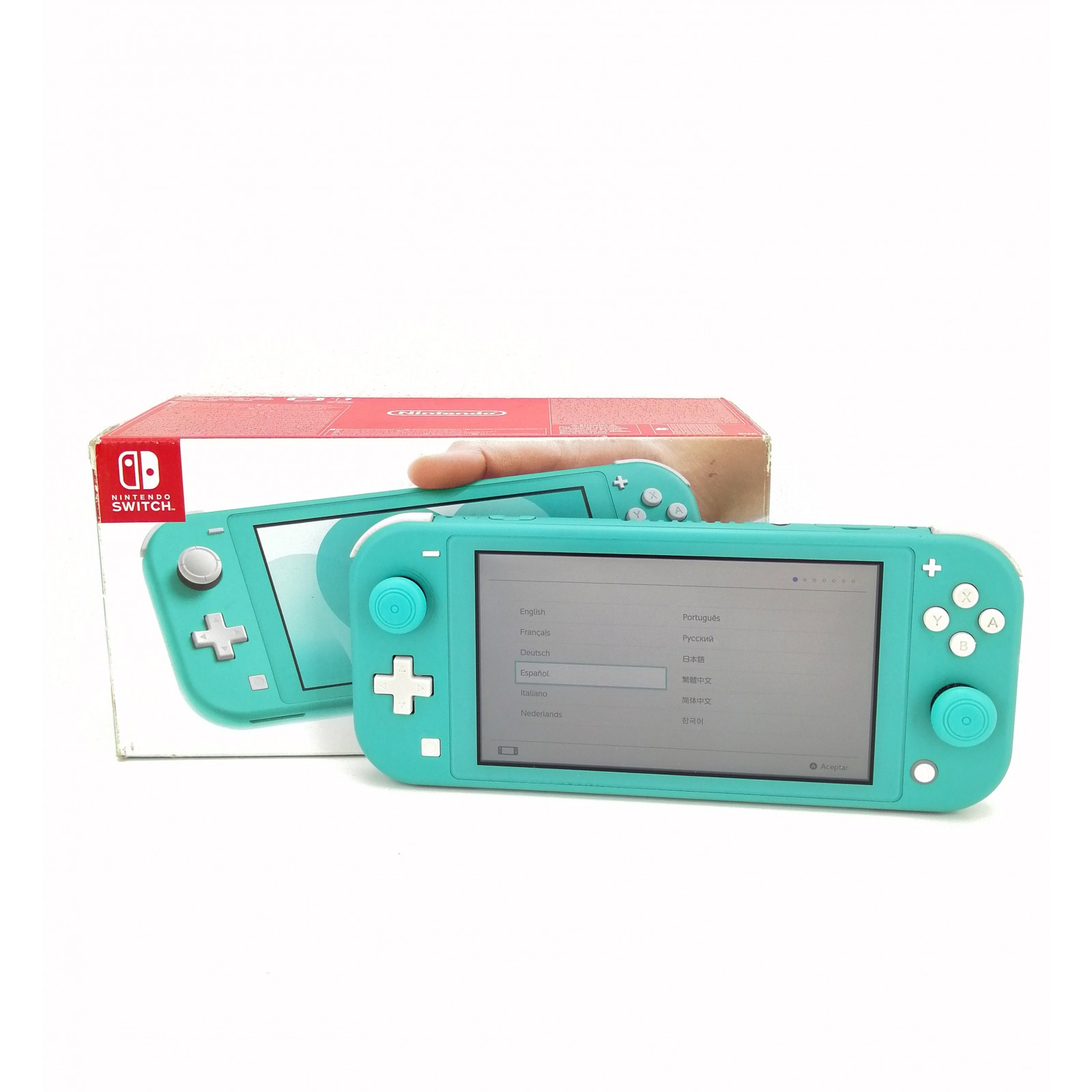 Consola Nintendo Switch turquesa segunda mano