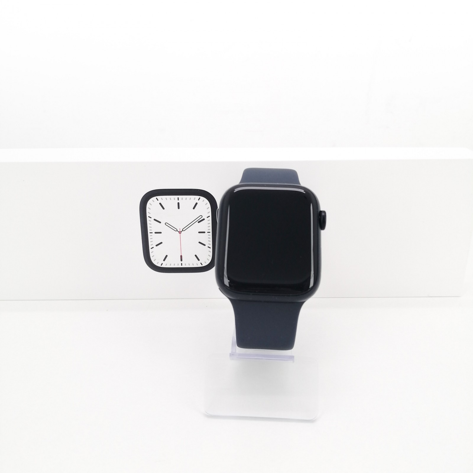 Apple Watch Series 7, GPS, 45 mm, Caja de aluminio Medianoche, Correa  deportiva color Medianoche de segunda mano