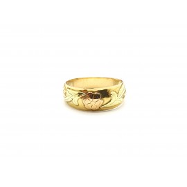 Anillo de Oro bicolor 18 K...