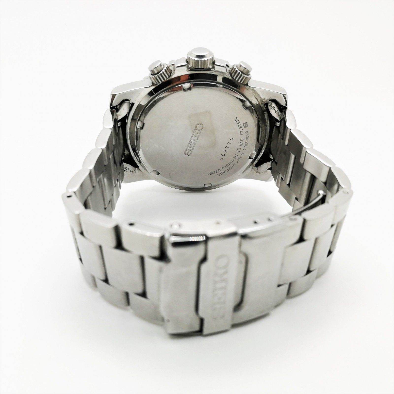 Reloj SEIKO 7T62 0CV0 Chronograph en Acero Inoxidable de segunda mano.