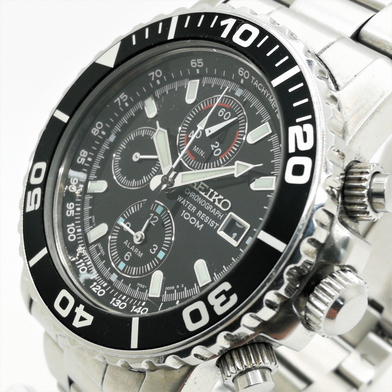Reloj SEIKO 7T62 0CV0 Chronograph en Acero Inoxidable de segunda mano.