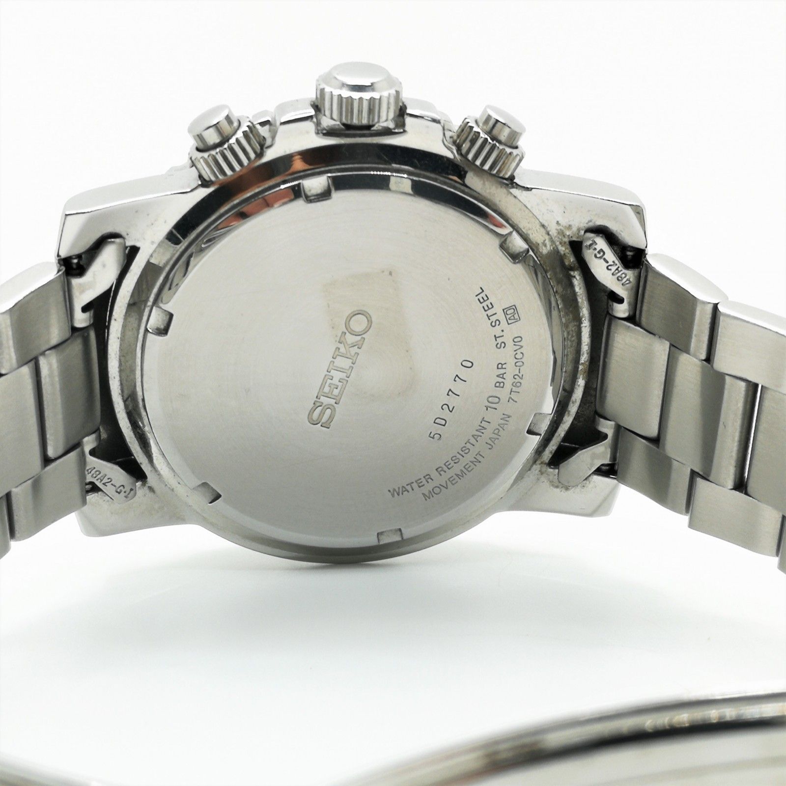 Reloj SEIKO 7T62 0CV0 Chronograph en Acero Inoxidable de segunda mano.