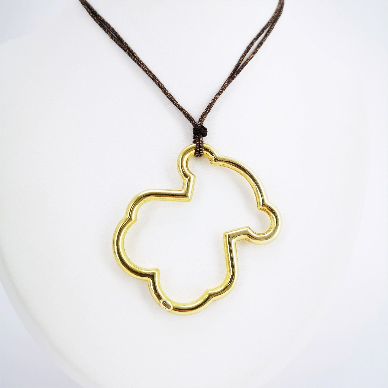 Collar TOUS hilo y colgante oso de Plata Vermeil Colección Vitoria